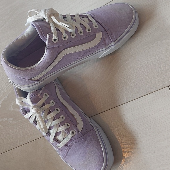 Lilac Purple Old Skool Vans US M6/W7.5 EUC - Picture 8 of 12